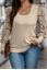 Picture of CURVY GIRL LACE SLEEVE SQUARE NECK RIBBED TOP